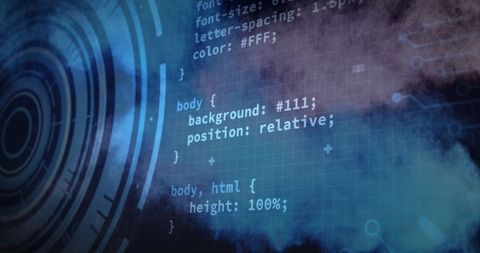 futuristic code and global connections digital interface - Download Free Stock Images Pikwizard.com