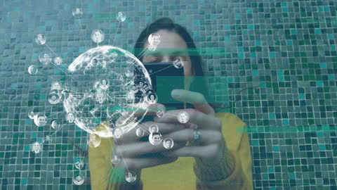 Global Connectivity and Technology Concept with Diverse People