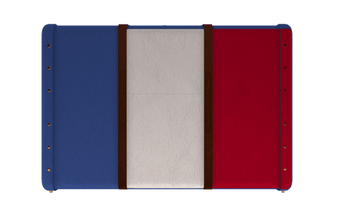 transparent luggage with french flag illustration for travel concepts - Download Free Stock Videos Pikwizard.com