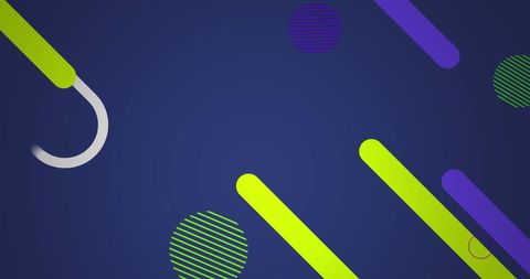 Colorful Abstract Shapes on Dynamic Purple Background - Download Free Stock Images Pikwizard.com