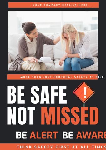 Promoting Safety Awareness with Emotional Support - Download Free Stock Templates Pikwizard.com