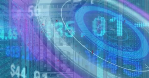 Dynamic Digital Stock Market Analysis in Data Server Room - Download Free Stock Images Pikwizard.com