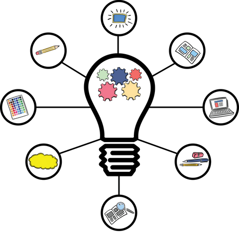 Digital Idea Network with Gear and Icons on Transparent Background - Download Free Stock Videos Pikwizard.com