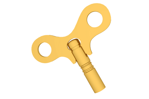 Golden Clockwork Key on Transparent Background for Security - Download Free Stock Videos Pikwizard.com