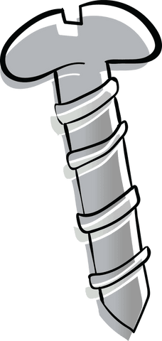 black and grey screw illustration on transparent background - Download Free Stock Videos Pikwizard.com