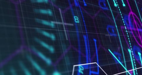 Abstract Digital Network Background with Data Interface - Download Free Stock Images Pikwizard.com