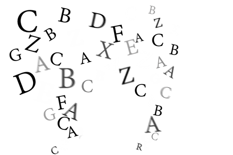 scattered alphabet letters on transparent background - Download Free Stock Videos Pikwizard.com