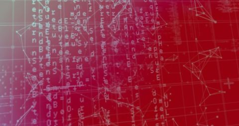 Abstract Network Connections with Data Integration on Gradient Background - Download Free Stock Images Pikwizard.com