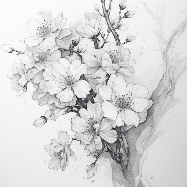 White blossom on white background, created using generative ai technology - Download Free Stock Photos Pikwizard.com
