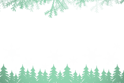 transparent christmas elements with snowflakes and pines - Download Free Stock Videos Pikwizard.com