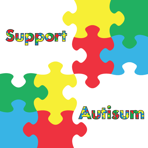 support autism puzzle pattern on transparent background - Download Free Stock Videos Pikwizard.com