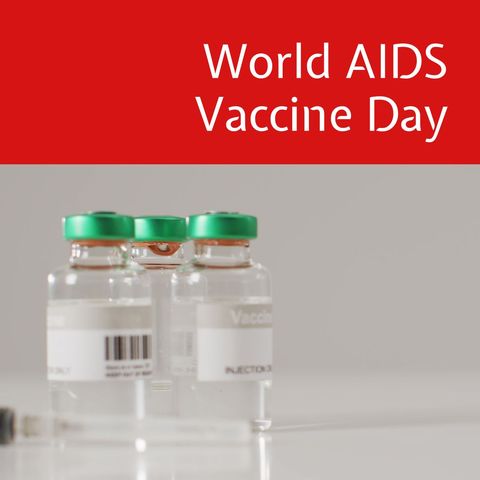 World AIDS Vaccine Day Representation with Vaccine Vials - Download Free Stock Templates Pikwizard.com