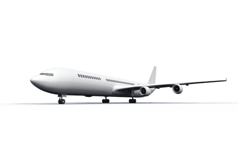 airliner vector with transparent background simplifies design integration - Download Free Stock Videos Pikwizard.com