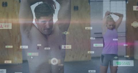 Social Media Engagement in Fitness Training Environment