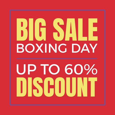 boxing day big sale promotion banner with discount offer - Download Free Stock Templates Pikwizard.com