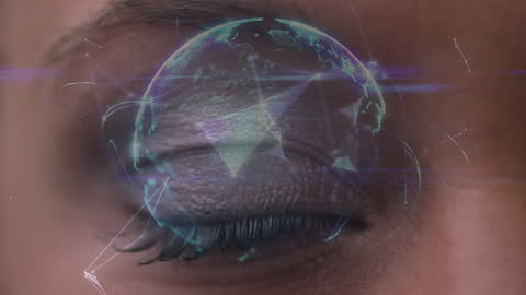 Digital Connectivity Visualization over Human Eye