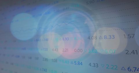 Financial Data and Bright Lights with Dynamic Stock Movement
