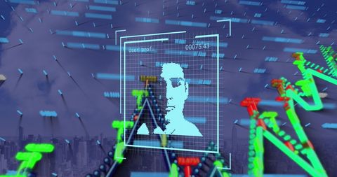 Digital Identity Verification Concept with Data Interfaces - Download Free Stock Images Pikwizard.com