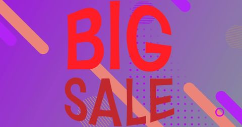 Colorful Big Sale Banner with Abstract Shapes - Download Free Stock Images Pikwizard.com