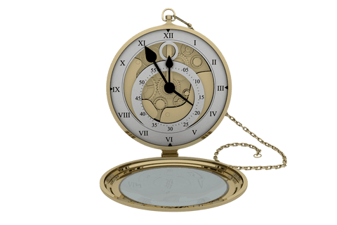 antique transparent pocket clock with roman numerals - Download Free Stock Videos Pikwizard.com