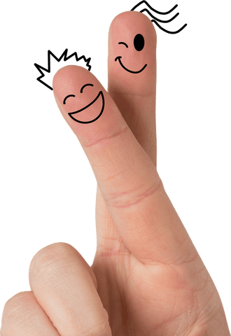 transparent cartoon characters on fingers illustration - Download Free Stock Videos Pikwizard.com