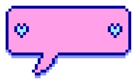 pixel art speech bubble with cyan hearts on transparent background - Download Free Stock Videos Pikwizard.com