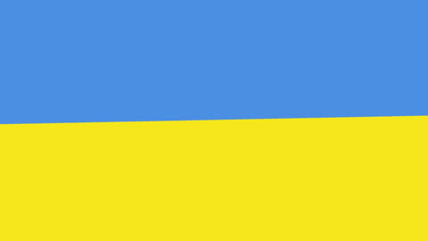 Ukrainian Flag With Digital Network Overlay Visual Symbol