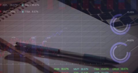 Digital Composite Trading Data and Growth Analytics - Download Free Stock Images Pikwizard.com