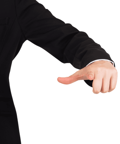 transparent image of businessman's hand pointing outward - Download Free Stock Videos Pikwizard.com