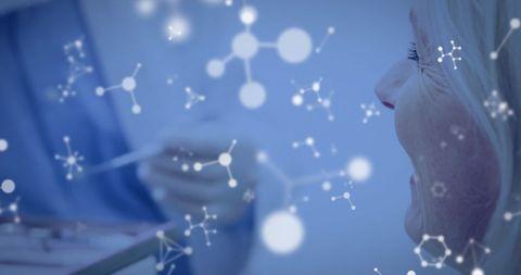 Digital Overlay of Molecules and Dentistry Interaction