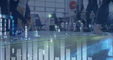 Financial Data overlays in Office for Stock Market Analysis - Download Free Stock Images Pikwizard.com