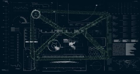 digital financial data processing concept on black background - Download Free Stock Images Pikwizard.com