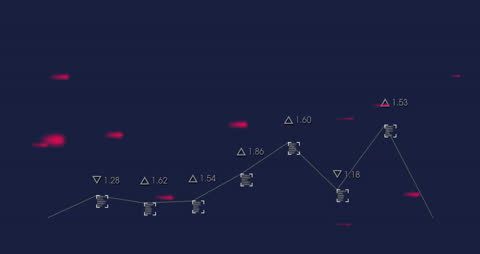 Abstract Statistical Data Animation with Red Light Squares