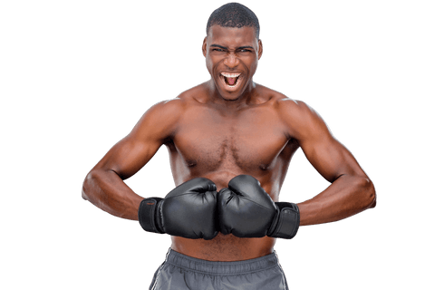 Transparent Energetic Man Wearing Boxing Gloves - Download Free Stock Videos Pikwizard.com