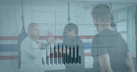 Martial arts training and performance visualization in dojo