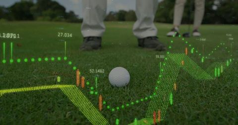 Golf and Data Analytics Integration on Lush Green Course