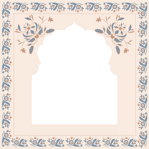 elegant vintage multi-lobed arch design with floral border - Download Free Stock Videos Pikwizard.com