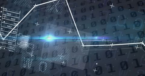 abstract financial data with binary code and graphs - Download Free Stock Images Pikwizard.com