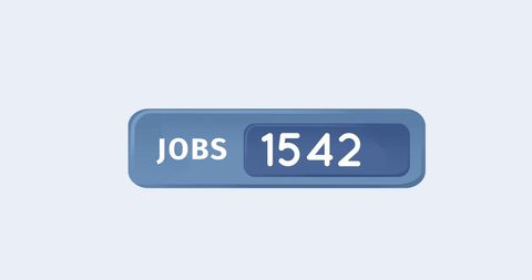 Digitally Generated Job Counter with Blue Banner - Download Free Stock Images Pikwizard.com