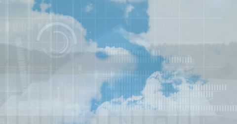 Financial Data Analytics with Clear Blue Skies Background - Download Free Stock Images Pikwizard.com