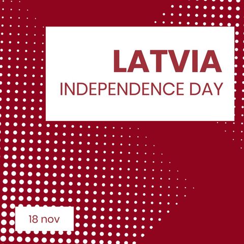 Latvia Independence Day Celebration Design - Download Free Stock Templates Pikwizard.com