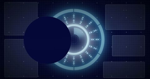 Futuristic Digital Globe Interface with Scanning Elements - Download Free Stock Images Pikwizard.com