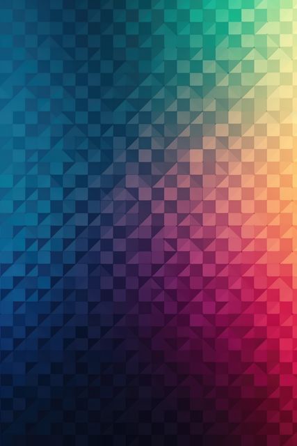 This colorful gradient geometric abstract background is perfect for a variety of creative projects. Use it in digital designs, presentations, and website backgrounds to add a modern and vibrant touch. The pattern of squares blends seamlessly from cool to warm hues, providing a dynamic visual effect.