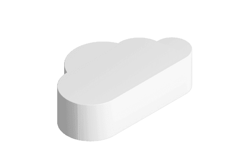 minimalistic white cloud icon on transparent background for digital concepts - Download Free Stock Videos Pikwizard.com