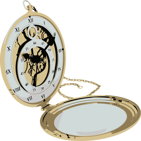 golden pocket watch png on transparent background for classical time themes - Download Free Stock Videos Pikwizard.com