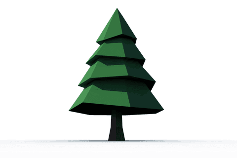 Stylized Christmas Tree on Transparent Background for Seasonal Designs - Download Free Stock Videos Pikwizard.com