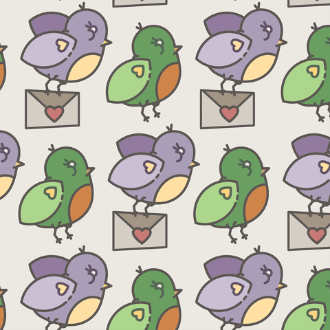 cute birds carrying love letters on transparent background - Download Free Stock Videos Pikwizard.com