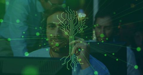 Operator Analyzing Network Data with Circuit Overlay