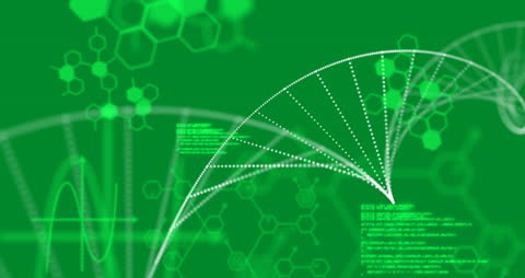 Abstract Green Biotechnology DNA Design