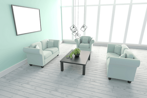 transparent modern living room with minimalist furniture - Download Free Stock Videos Pikwizard.com
